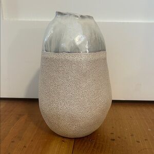 Two-Tone Textured Vase